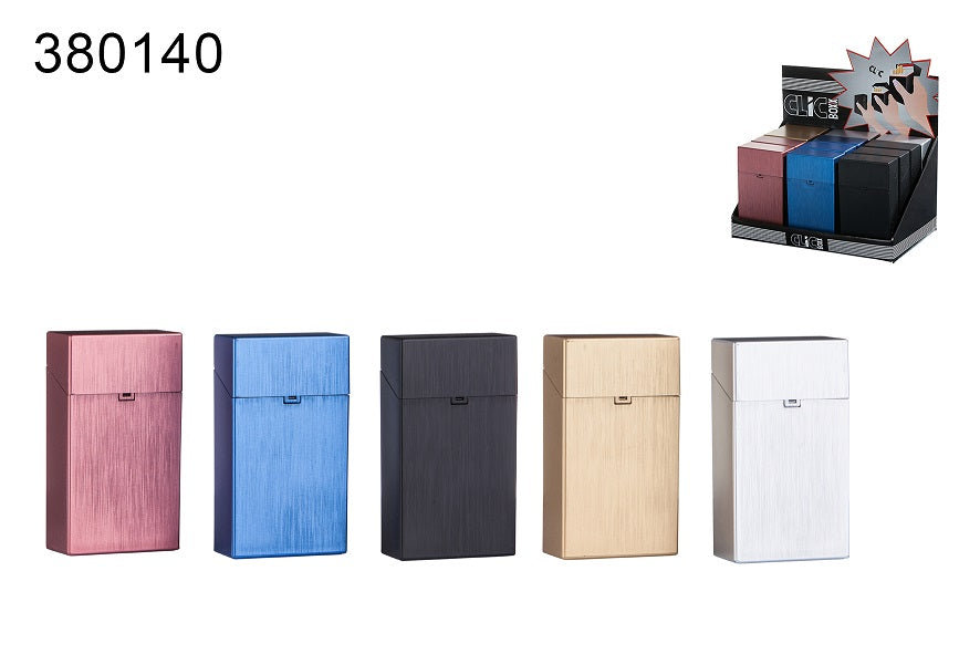 Zigarettenbox 20er Metallic - 100S – Raucherbedarf, Zigaretten Zubehör