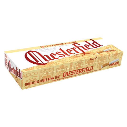 Chesterfield Filter Tubes King Size – Chesterfield Original, Chesterfield Zigarettenhülsen