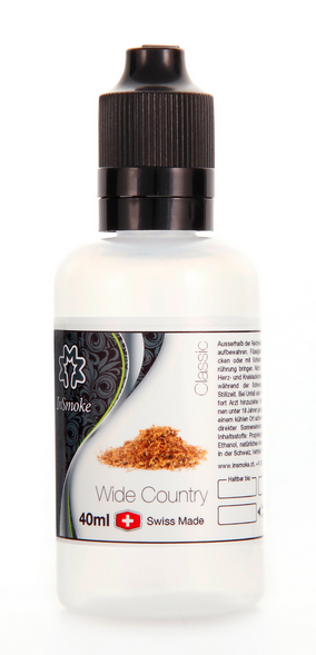 InSmoke Liquid 40 ml Wide Country – 40ml Tabakliquid, 50/50 Shortfill