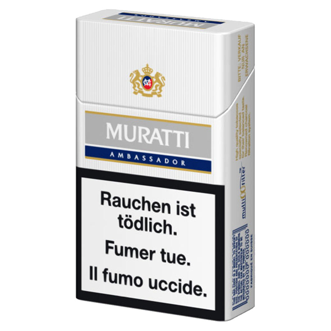 Muratti Ambassador Silver Box – Tabakladen, Tabakwaren