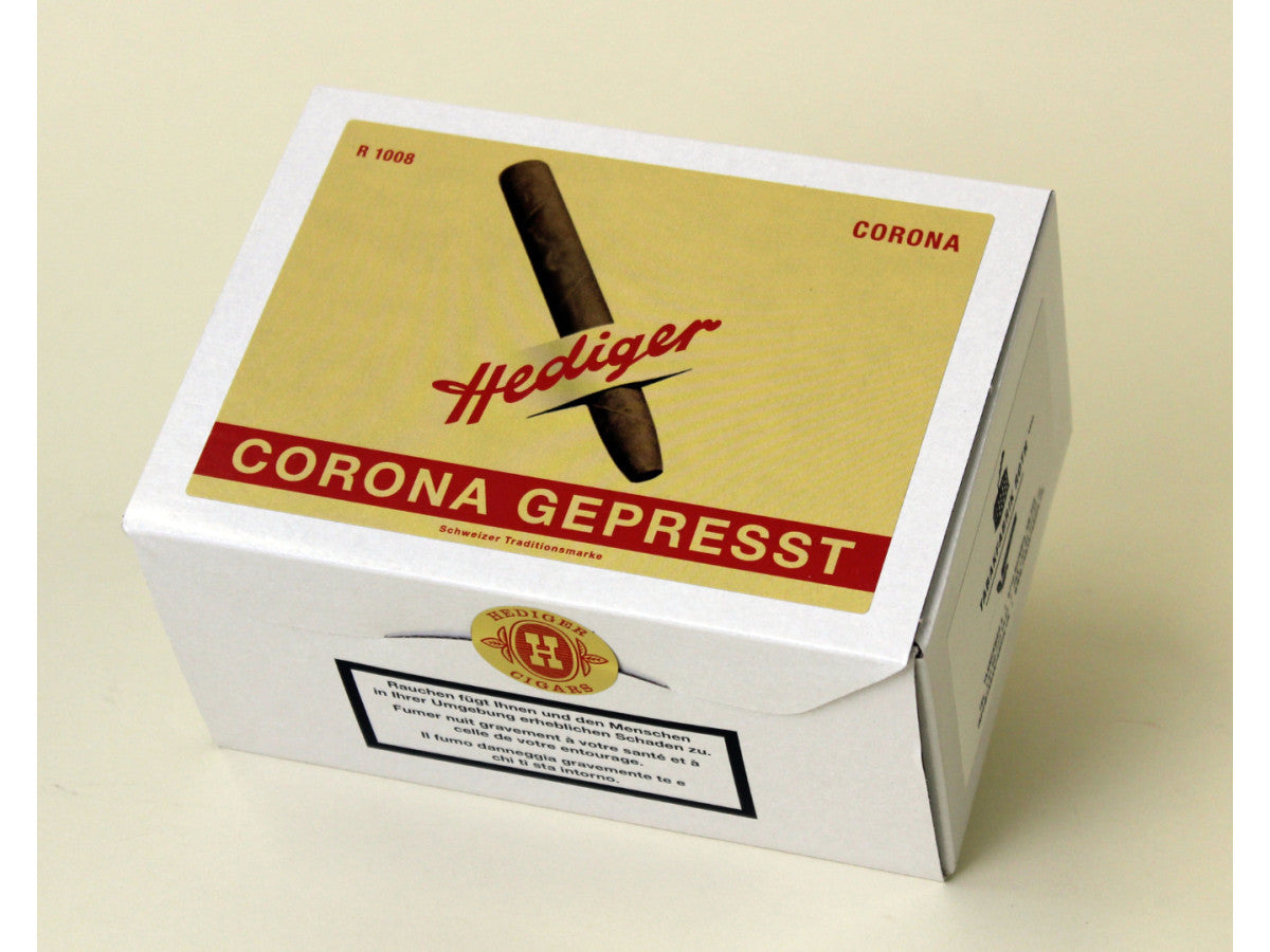Hediger Corona gepresst Stumpen Karton à 50 Stück