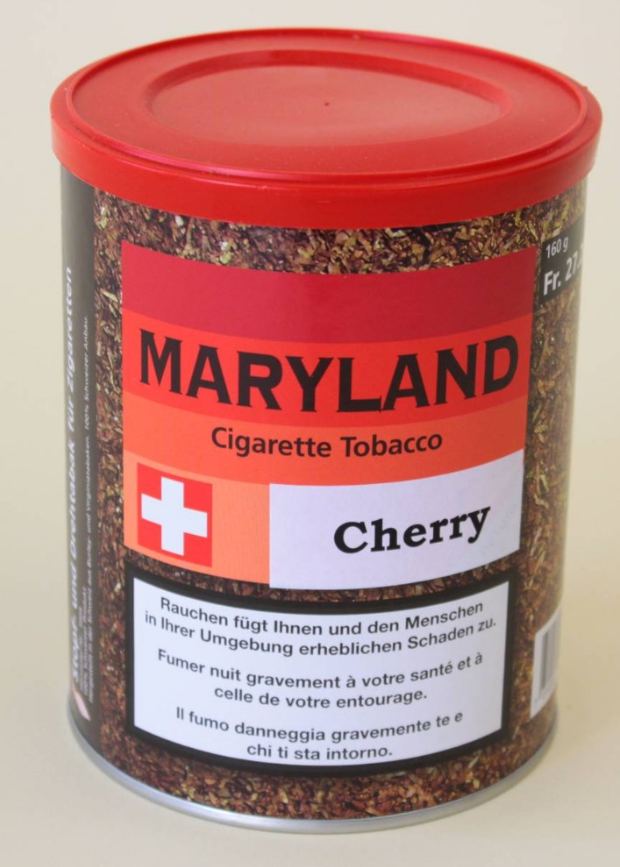 Maryland Cherry Tabakeimer 160g – aromatisierter Feinschnitt Cherry, aromatisierter Tabak Schweiz