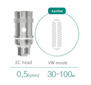 5 x EC Kanthal Verdampferkopf