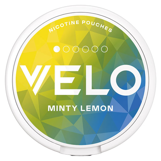Velo Mini Minty Lemon - 18 Beutel – 8 mg Nikotin Beutel, diskrete Nikotinpouches