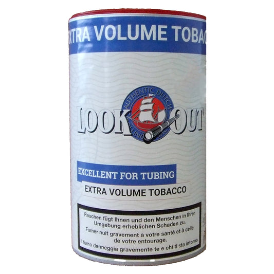 Lookout Extra Volumen Tabak - 100g – extra ergiebiger Tabak, gleichmäßiger Tabak für Stopfmaschinen