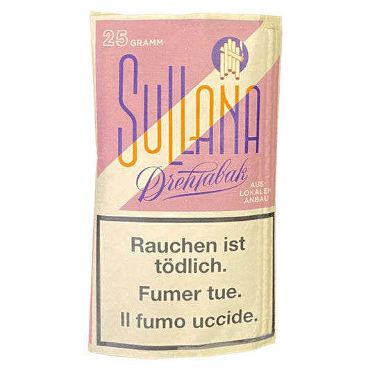 Sullana Flieder Drehtabak á 25 g – Drehtabak 25g, Drehtabak ohne Zusatzstoffe