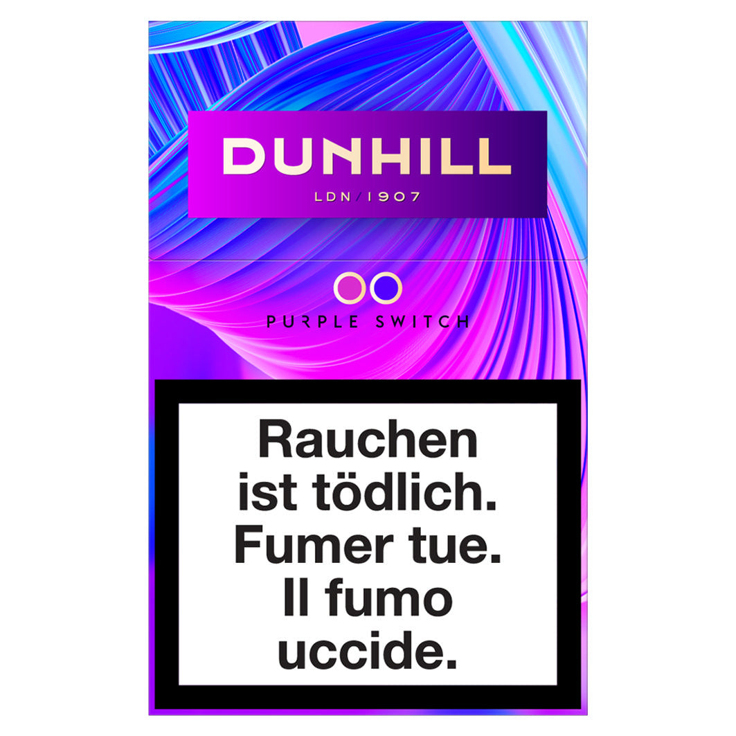 Dunhill Purple Switch – Aromakapseln, Geschmackszigaretten