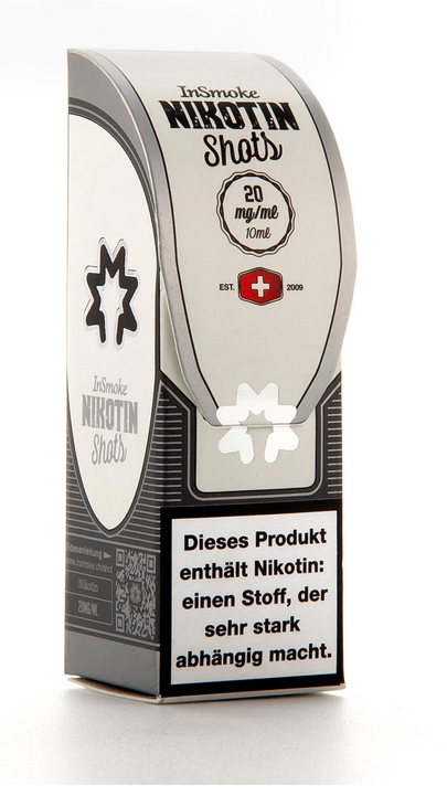 10ml InSmoke Nikotin 20mg/ml – Nicshot, Nikotinshot