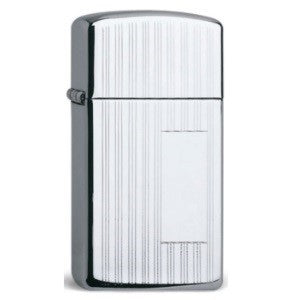 Zippo Chrome Polished Panel Slim