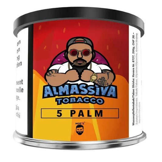 Al Massiva - 5 Palm - 200g – Dichte Rauchentwicklung, Doppelapfel