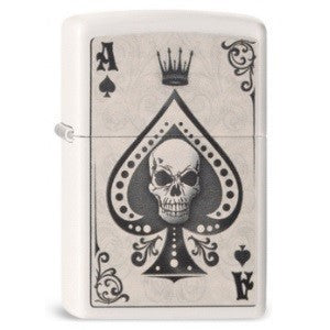 Zippo Ace Skull Card