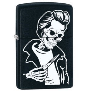 Zippo Rockabilly Skull