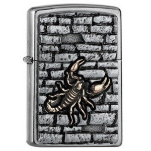 Zippo Scorpion on the Wall