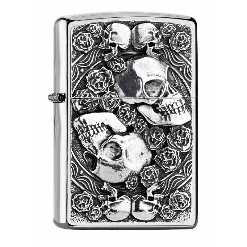 Zippo – Skull and Roses