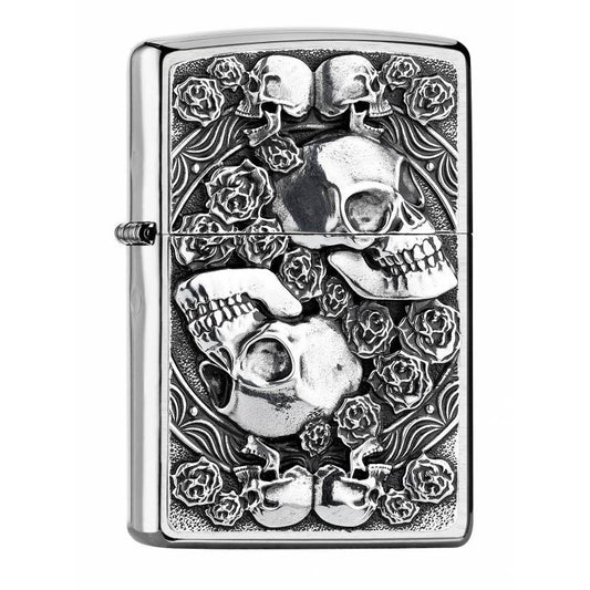 Zippo – Skull and Roses