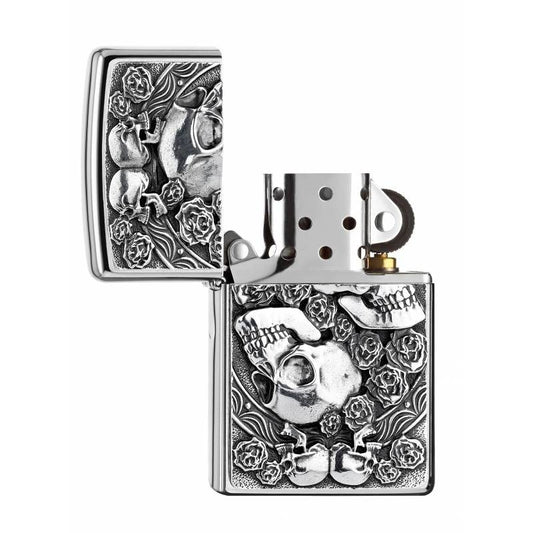 Zippo – Skull and Roses