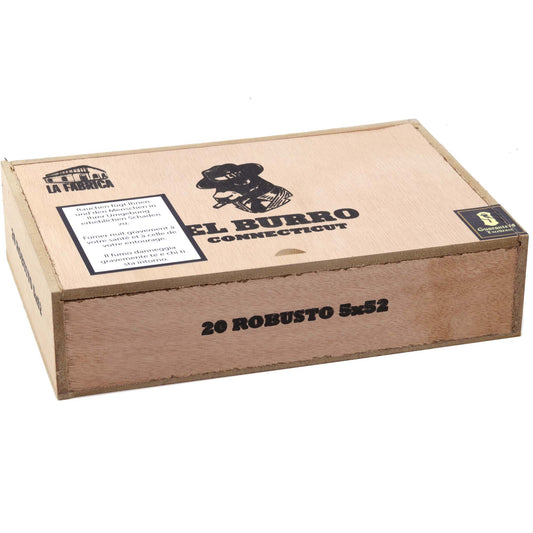 Sinistro El Burro Connecticut Robusto Zigarre mit Connecticut-Deckblatt im Robusto-Format