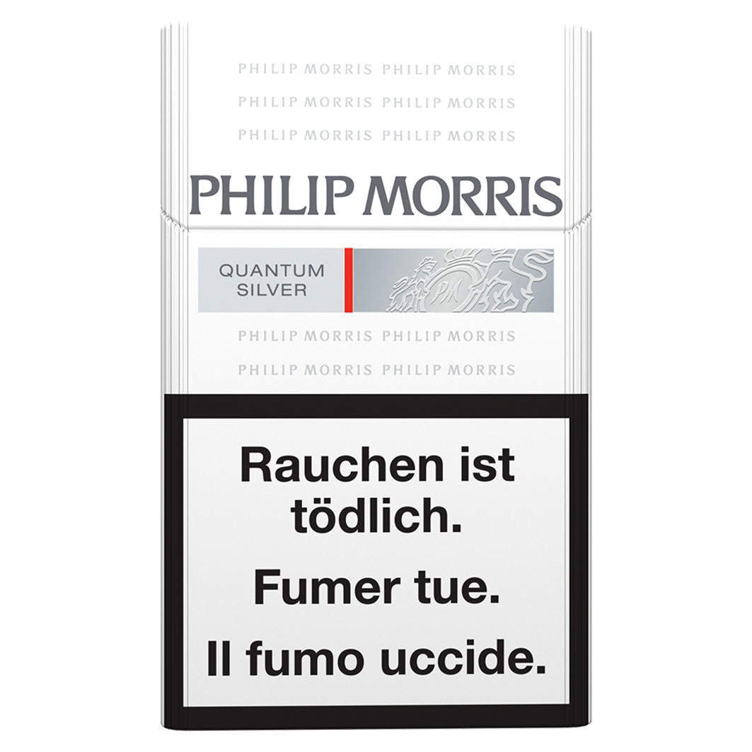 Philip Morris Quantum Silver Box – PMI, Tabakladen