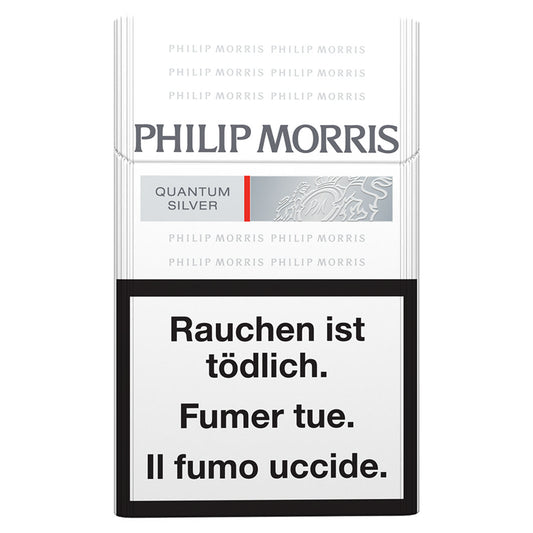 Philip Morris Quantum Silver Box – PMI, Tabakladen