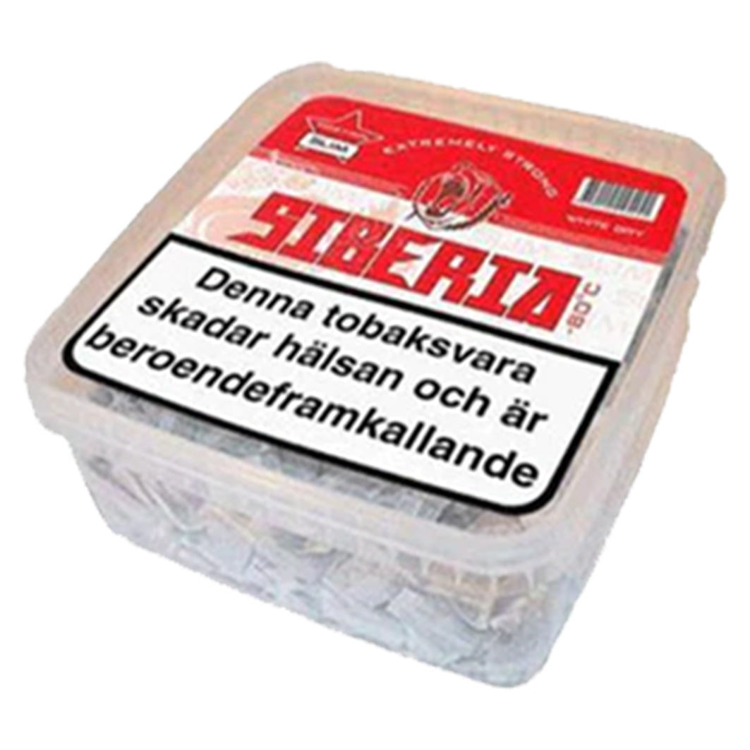 Siberia Red White Dry Slim 500g – Bulk Nikotinportionen, Bulk Snus stark