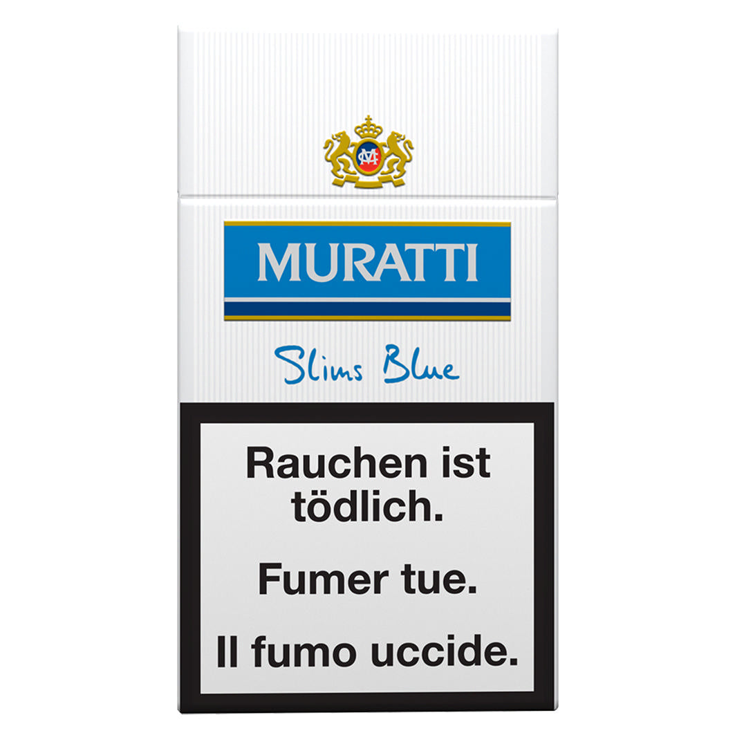Muratti Slims Blue 100 Box – Slims Zigaretten, Tabakladen