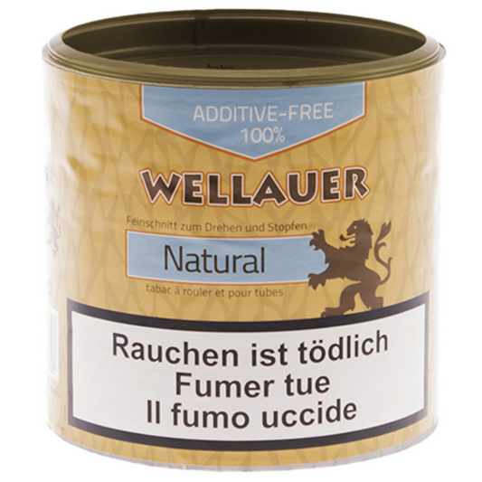 Wellauer Natural 100g Tabakeimer – klassischer Zigarettentabak, milder Zigarettentabak