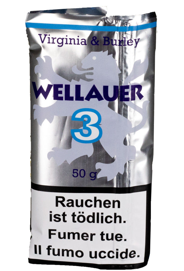 Wellauer No. 3 Pfeifentabak, 50-g-Beutel