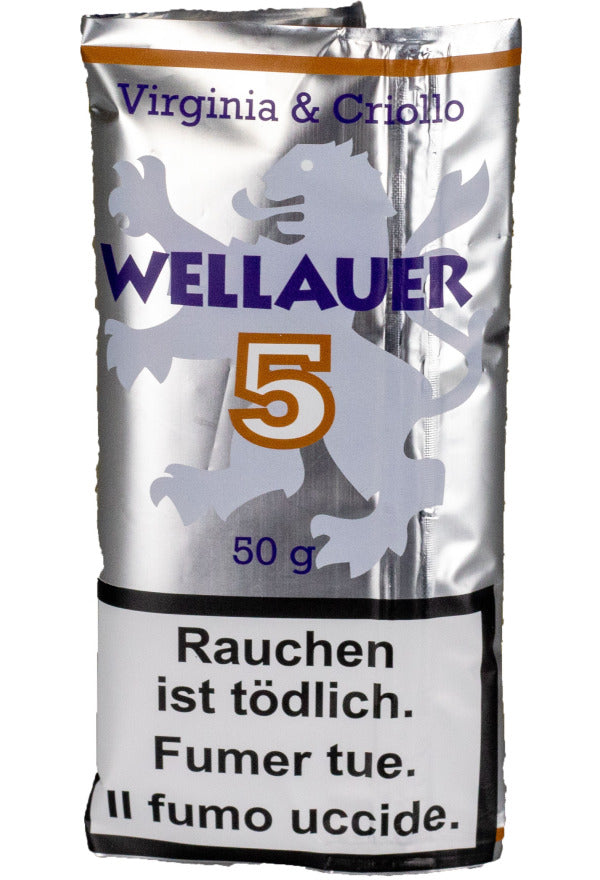 Wellauer No. 5 Pfeifentabak, 50-g-Beutel