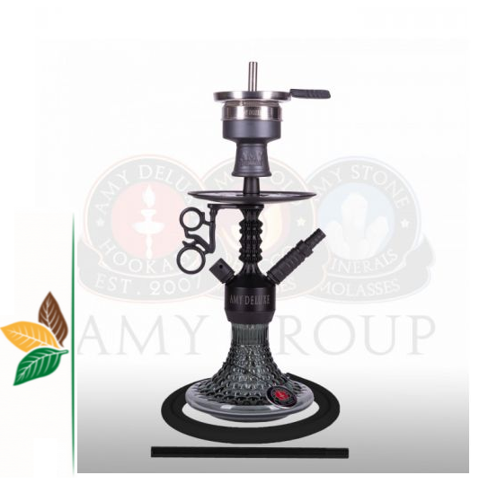 Amy Deluxe - Alu Antique Berry Mini – Black, Shisha
