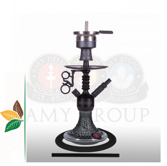 Amy Deluxe - Alu Antique Berry Mini – Black, Shisha
