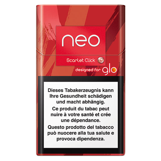 glo neo Scarlet Click – Tabakerhitzer, Tabakladen