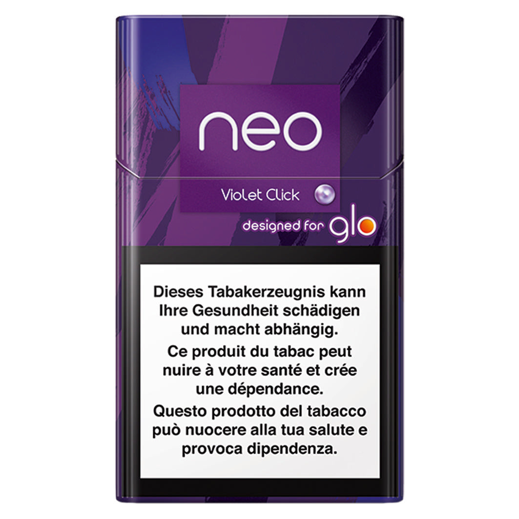glo neo Violet Click – Tabakerhitzer, Tabakladen