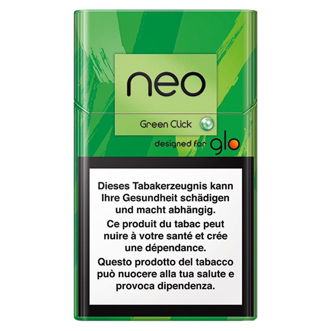 glo neo Green Click – Tabakerhitzer, Tabakladen