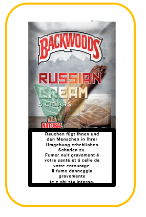 Backwoods Russian Creme Zigarren – aromatische Zigarren, authentisches Raucherlebnis