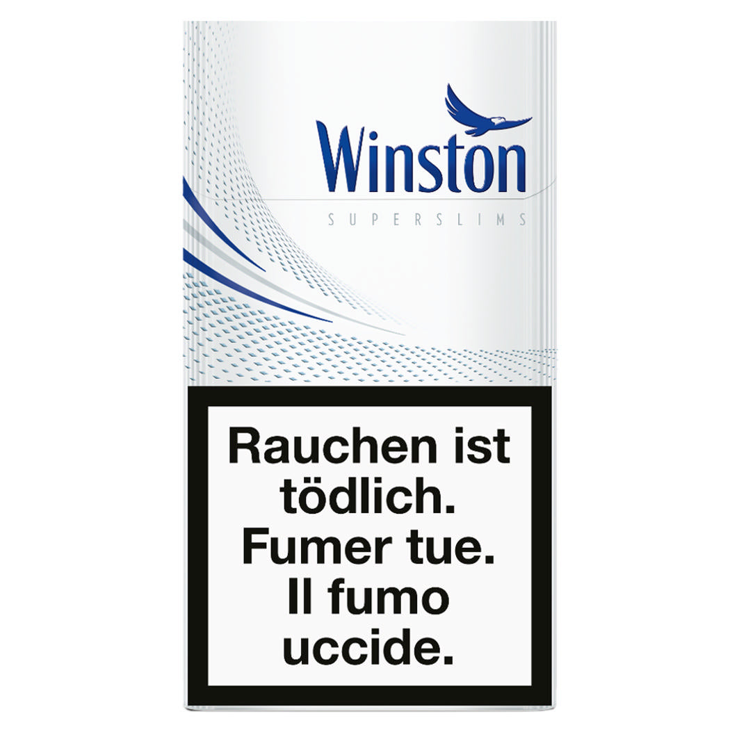 Winston Blue Superslim Box – Slims Zigaretten, Tabakladen