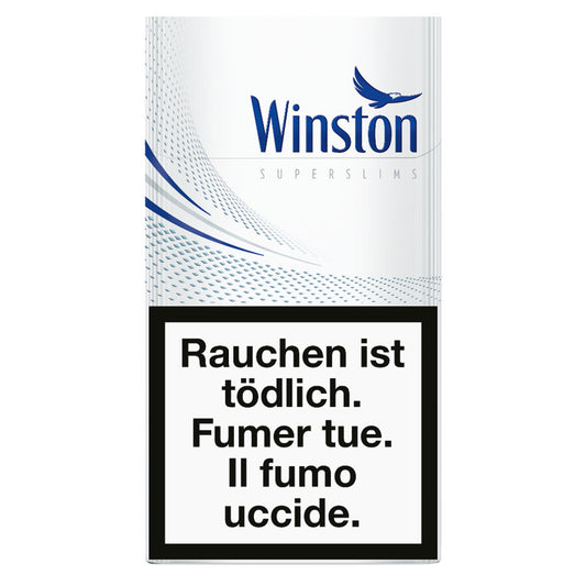 Winston Blue Superslim Box – Slims Zigaretten, Tabakladen