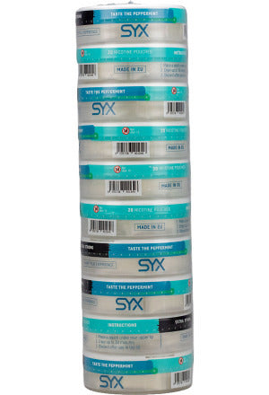 Stange SYX Peppermint 20mg mit 10 Dosen tabakfreien Nikotinbeuteln