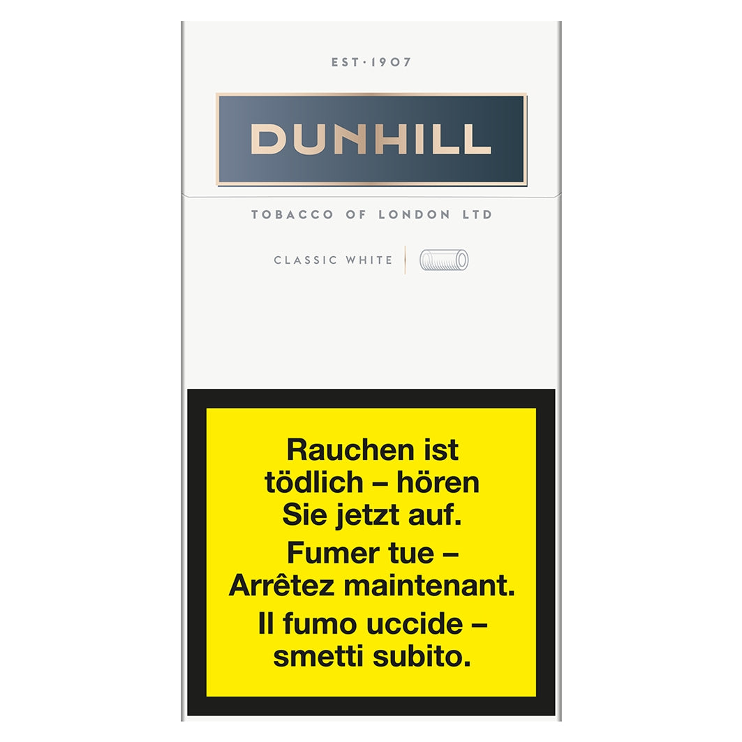 Dunhill Classic White 100 Box – Dunhill 100 Box, Dunhill 100s