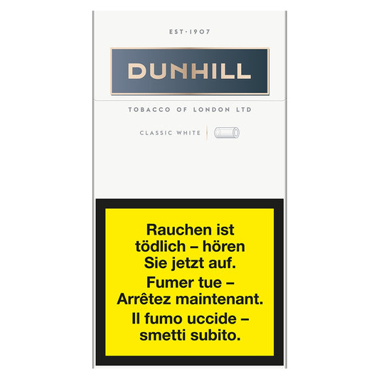 Dunhill Classic White 100 Box – Dunhill 100 Box, Dunhill 100s
