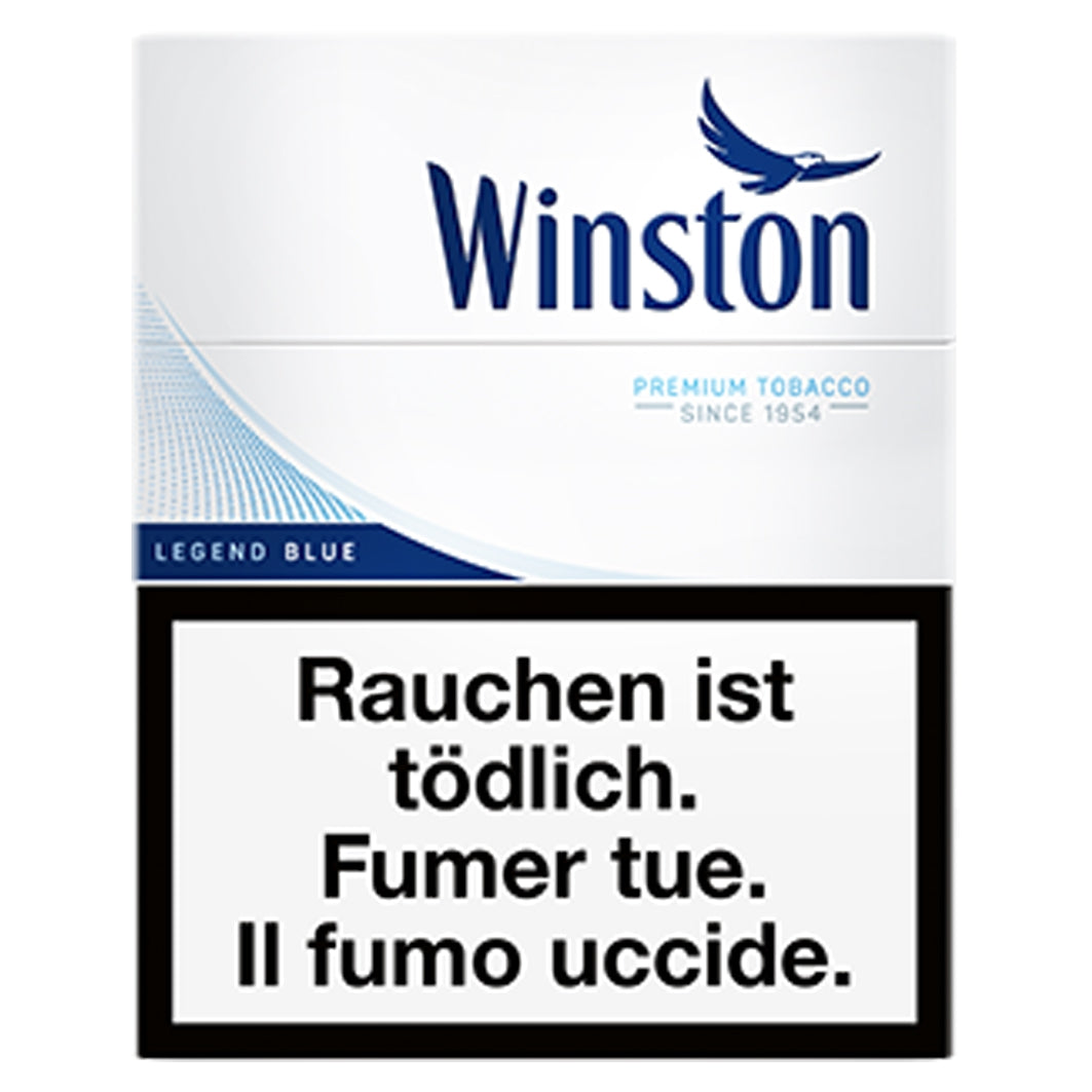 Winston Blue Box Big Pack – 26 Zigaretten Packung, hochwertige Zigaretten