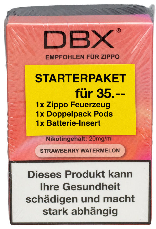 DBX Starterpaket Strawberry Watermelon Verpackung