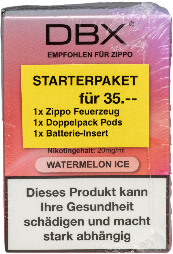 DBX Starterpaket Watermelon Ice Verpackung