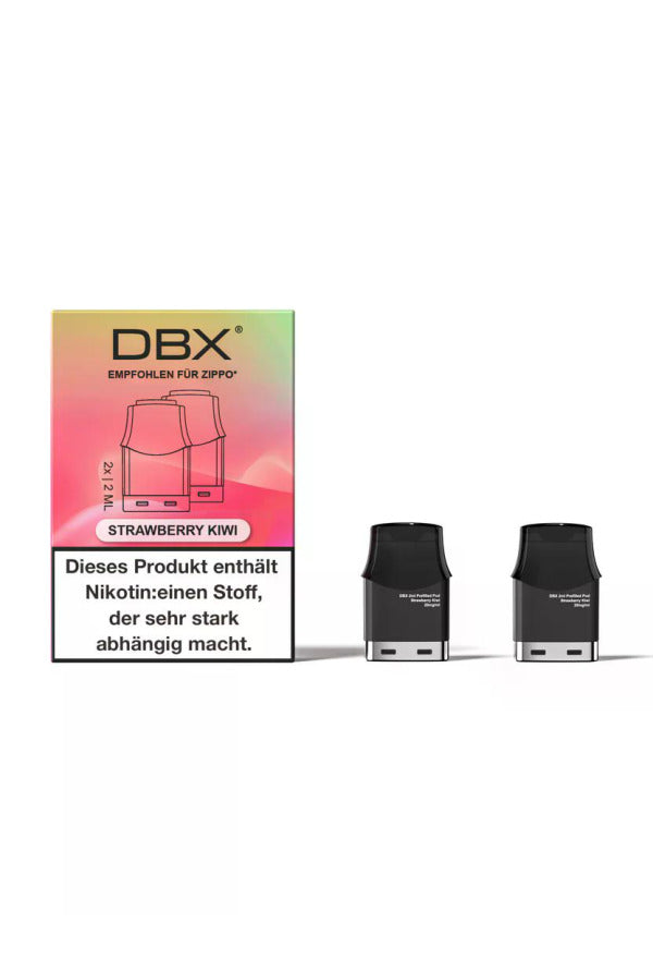DBX Pods 2er Pack Strawberry Kiwi mit Verpackung