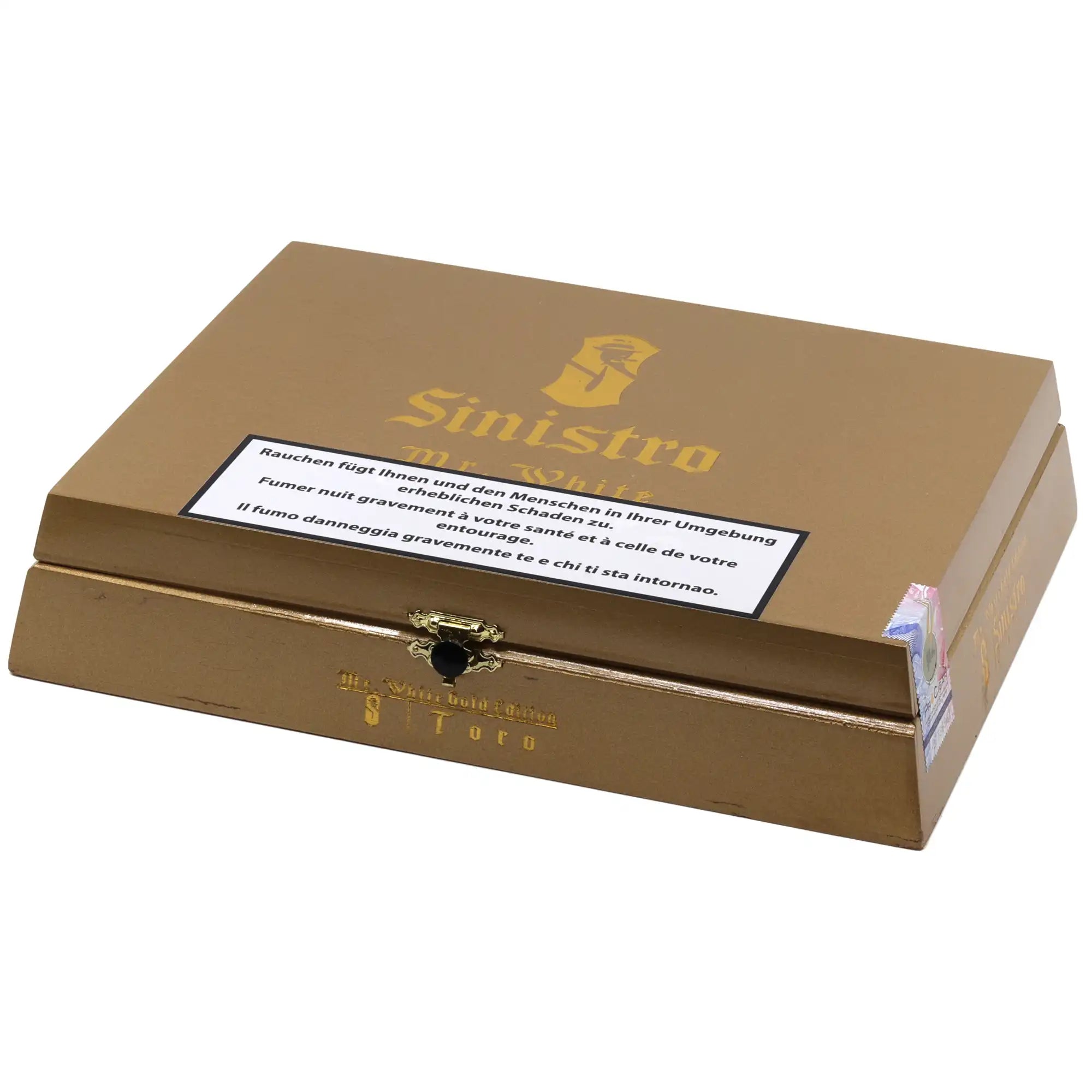 Sinistro Mr. White Gold Edition Toro Zigarre im 20er Kistchen