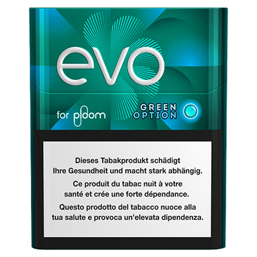 EVO Green Option Sticks – Alltagsploomsticks, aromatischer Dampf