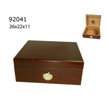 Humidor Set – Mahaghonifarben – Zigarren Zubehör