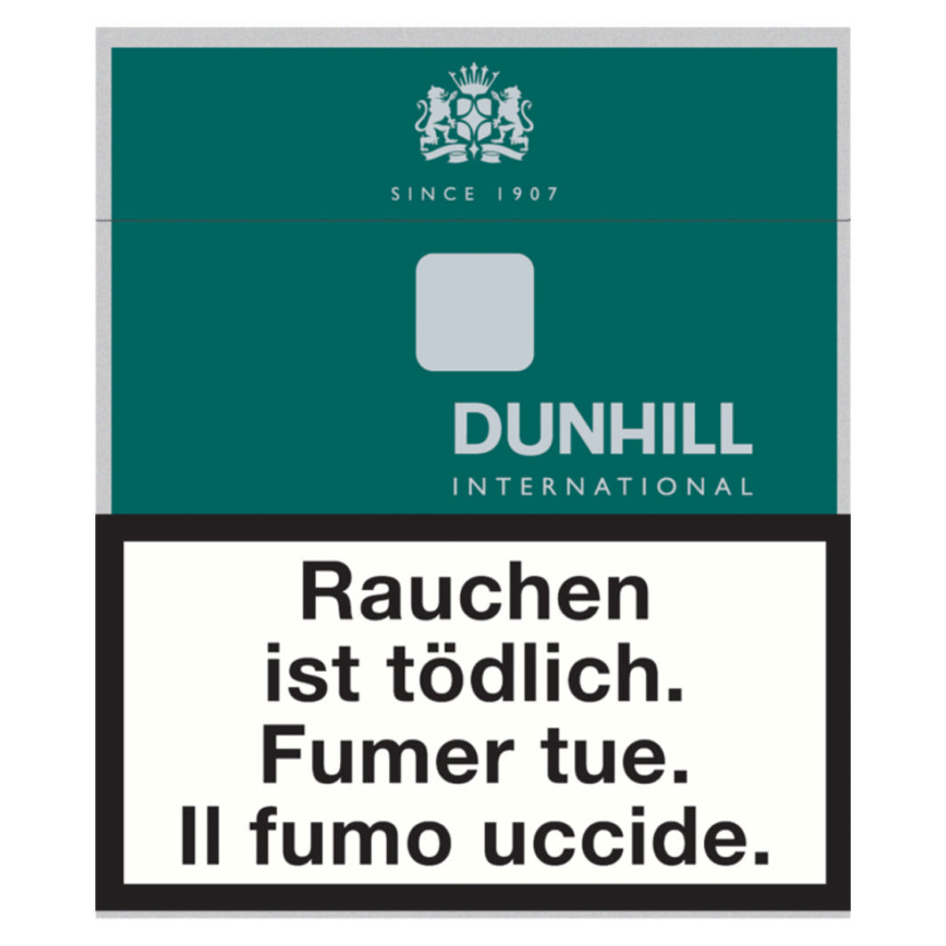 Dunhill Internat. Green Box – Kent, Tabakladen