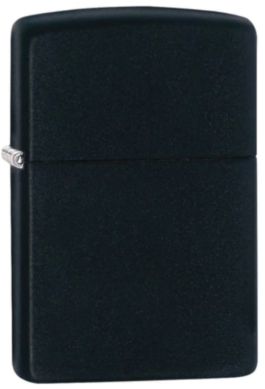 Zippo Regular Black M Laser Brushed