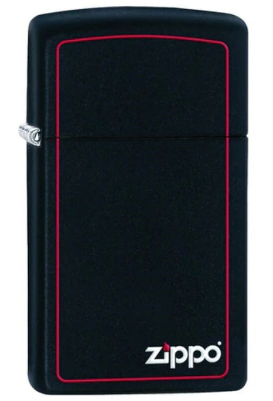 Zippo Slim Black Mzippo Border