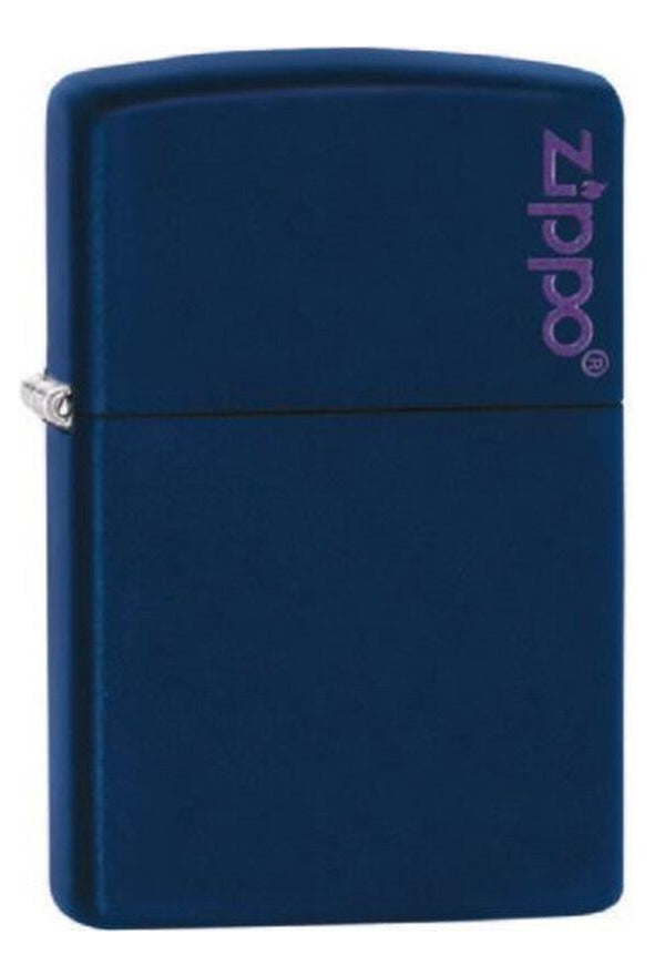Zippo Navy Blue Matte with Logo